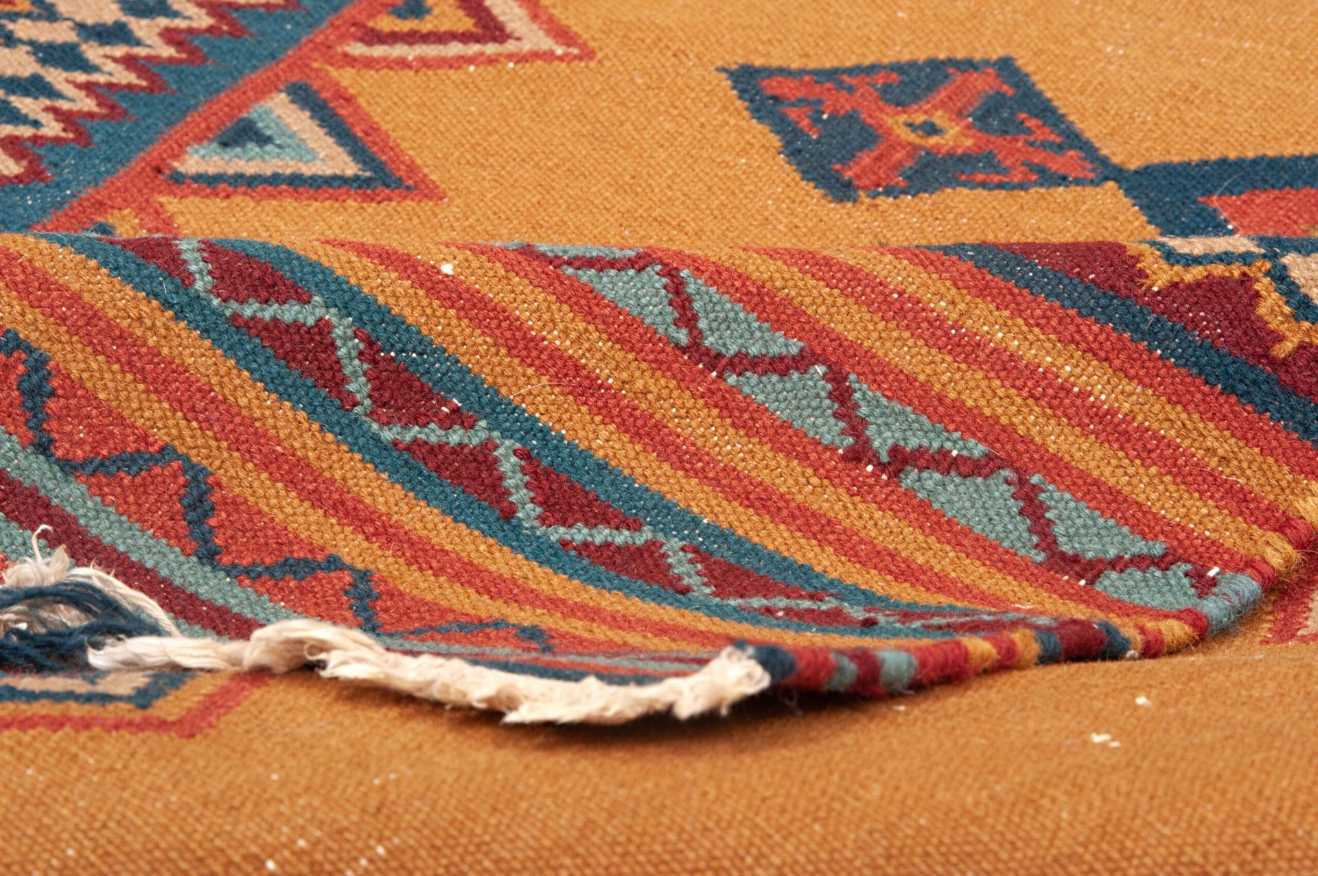Tappeto Persiano Kilim Qashqai Antico 210x120cm