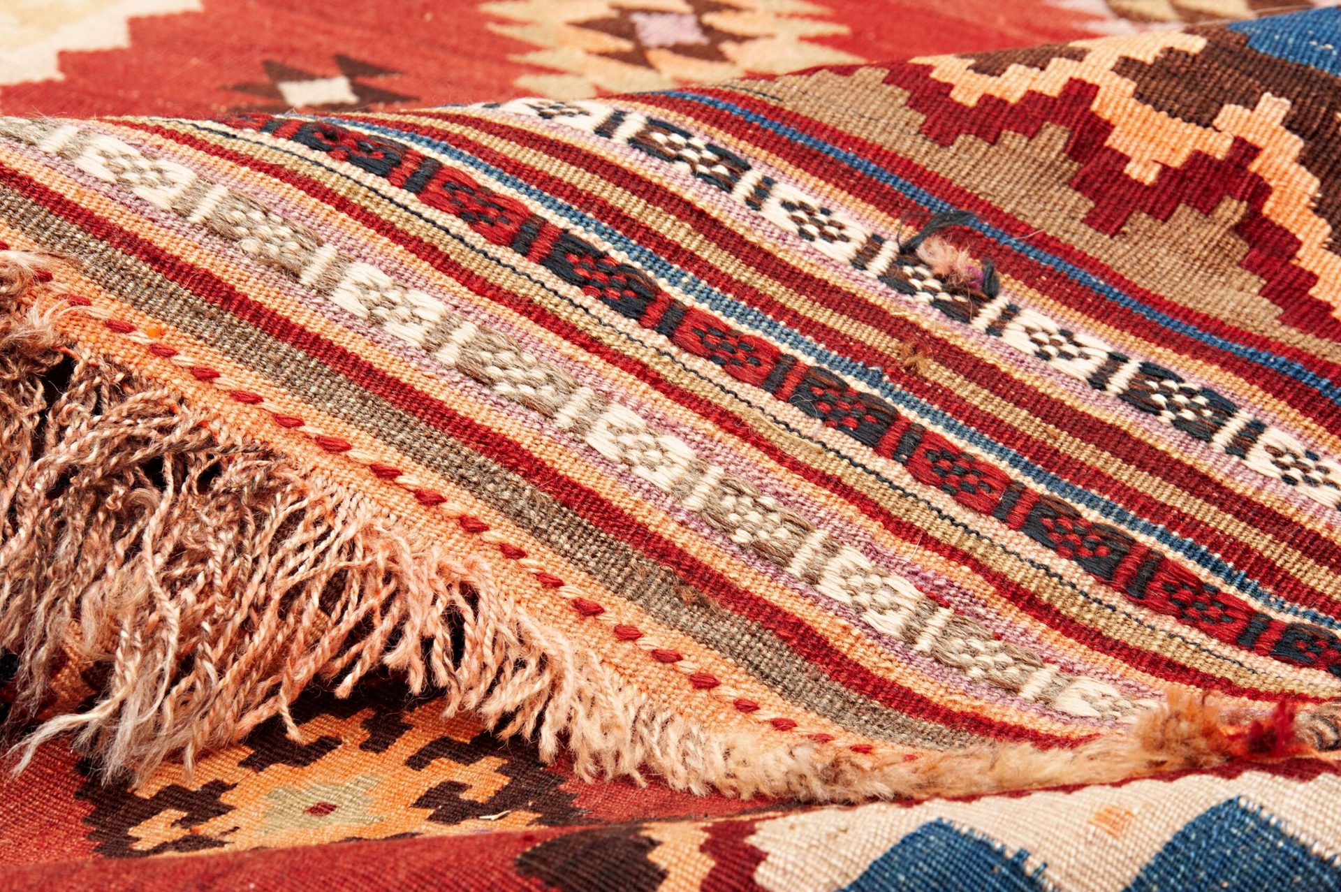 Tappeto Persiano Kilim Quasquai Antico 210x150cm.