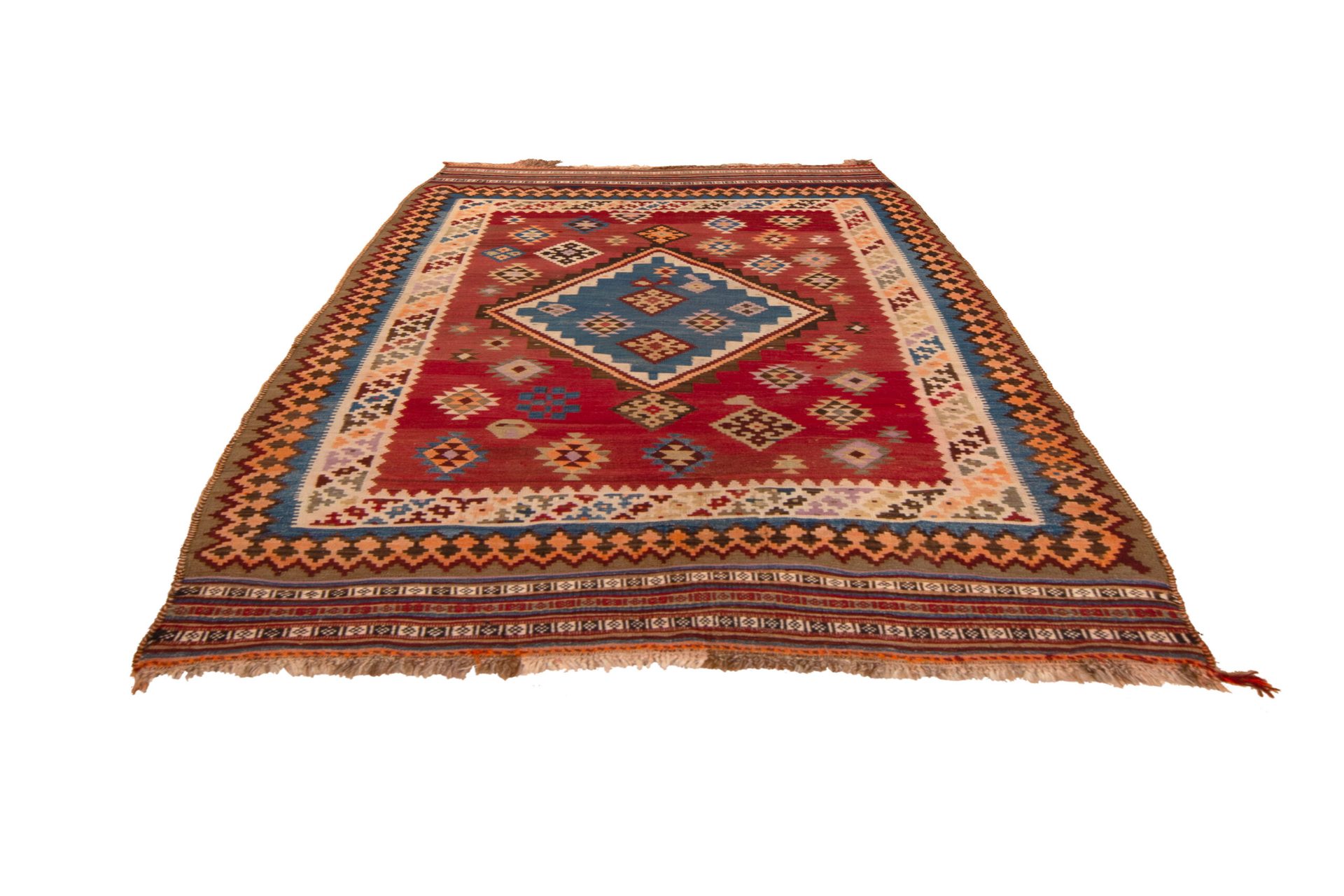 Tappeto Persiano Kilim Quasquai Antico 210x150cm.