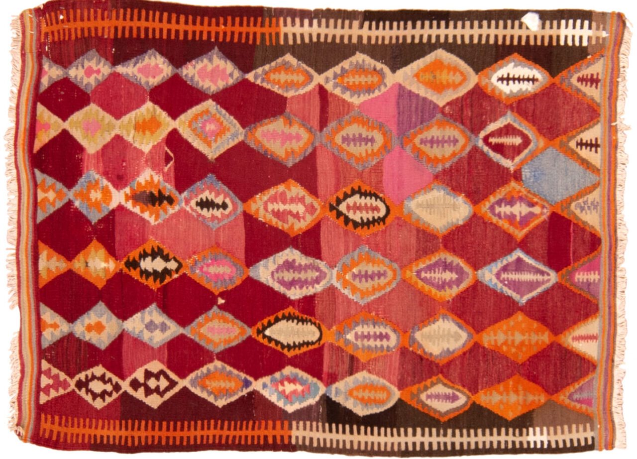 Tappeto Anatolia Kilim Antico 132x97cm