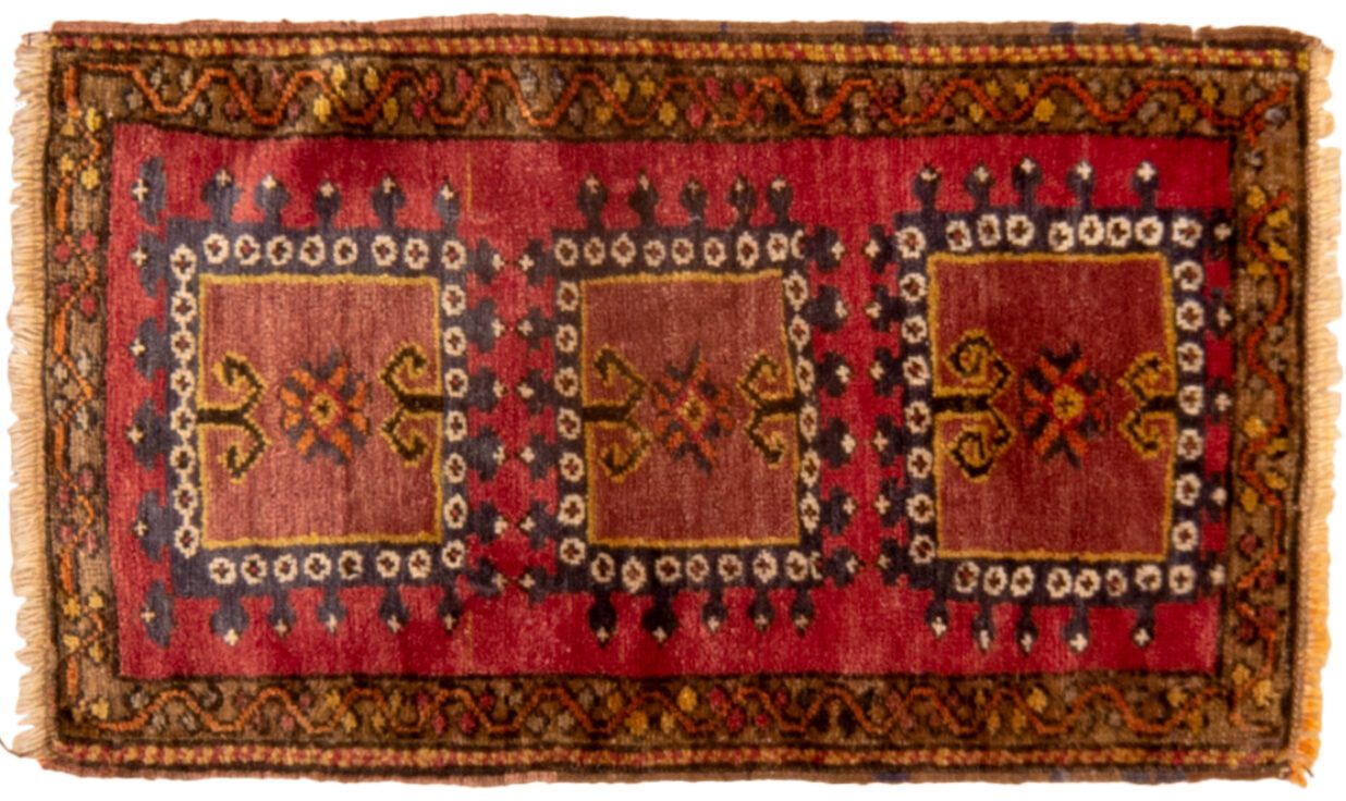 Tappeto Turco Tribale Antico 103x61cm