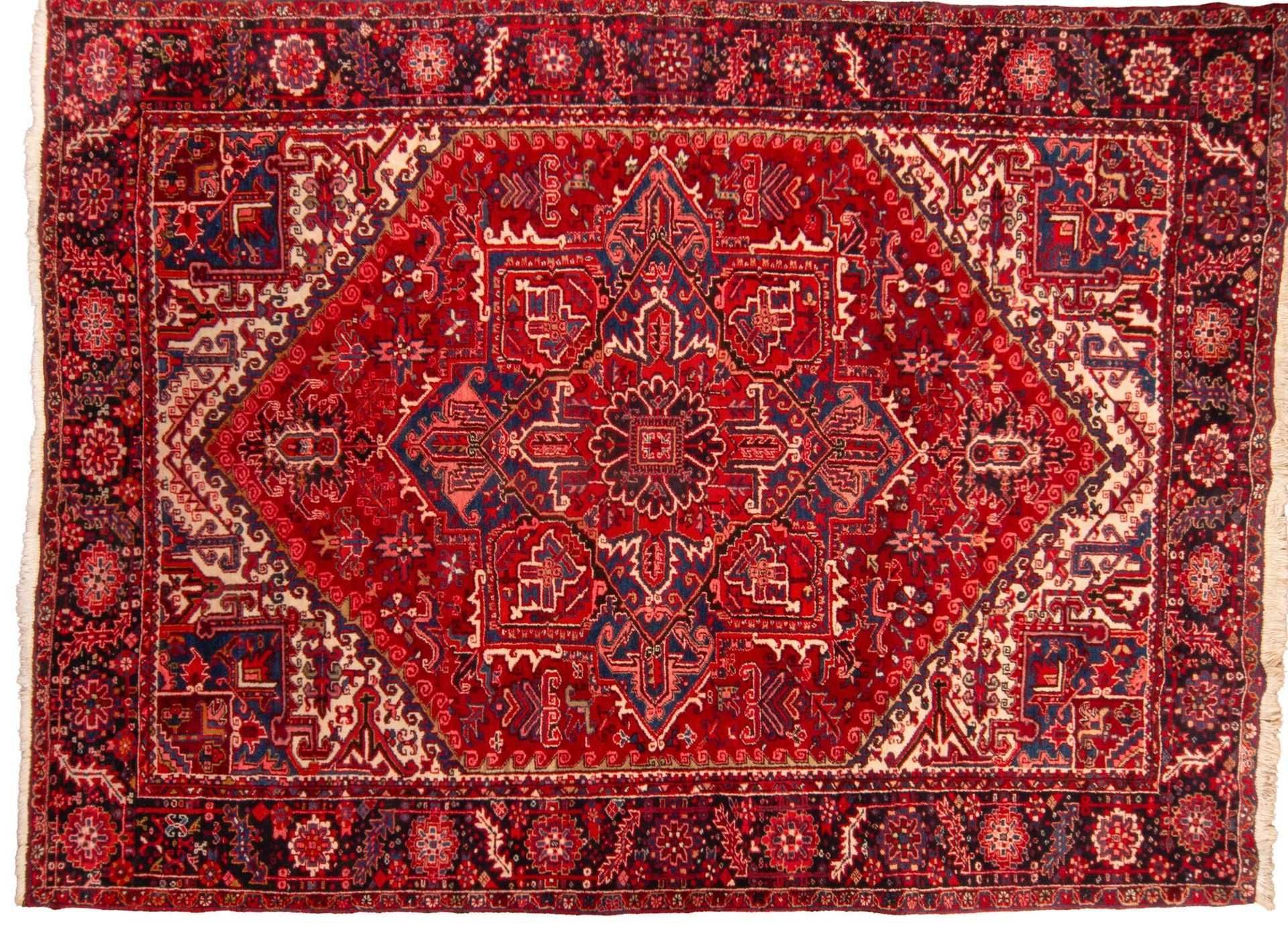 Tappeto Persiano Heriz 355x270cm -Refurbished